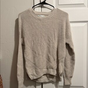 Hollister Tan Crew Neck Sweater